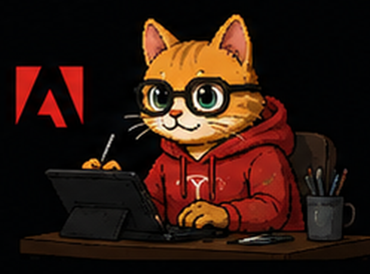 Adobe Cat artwork