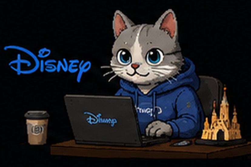 Disney Cat artwork