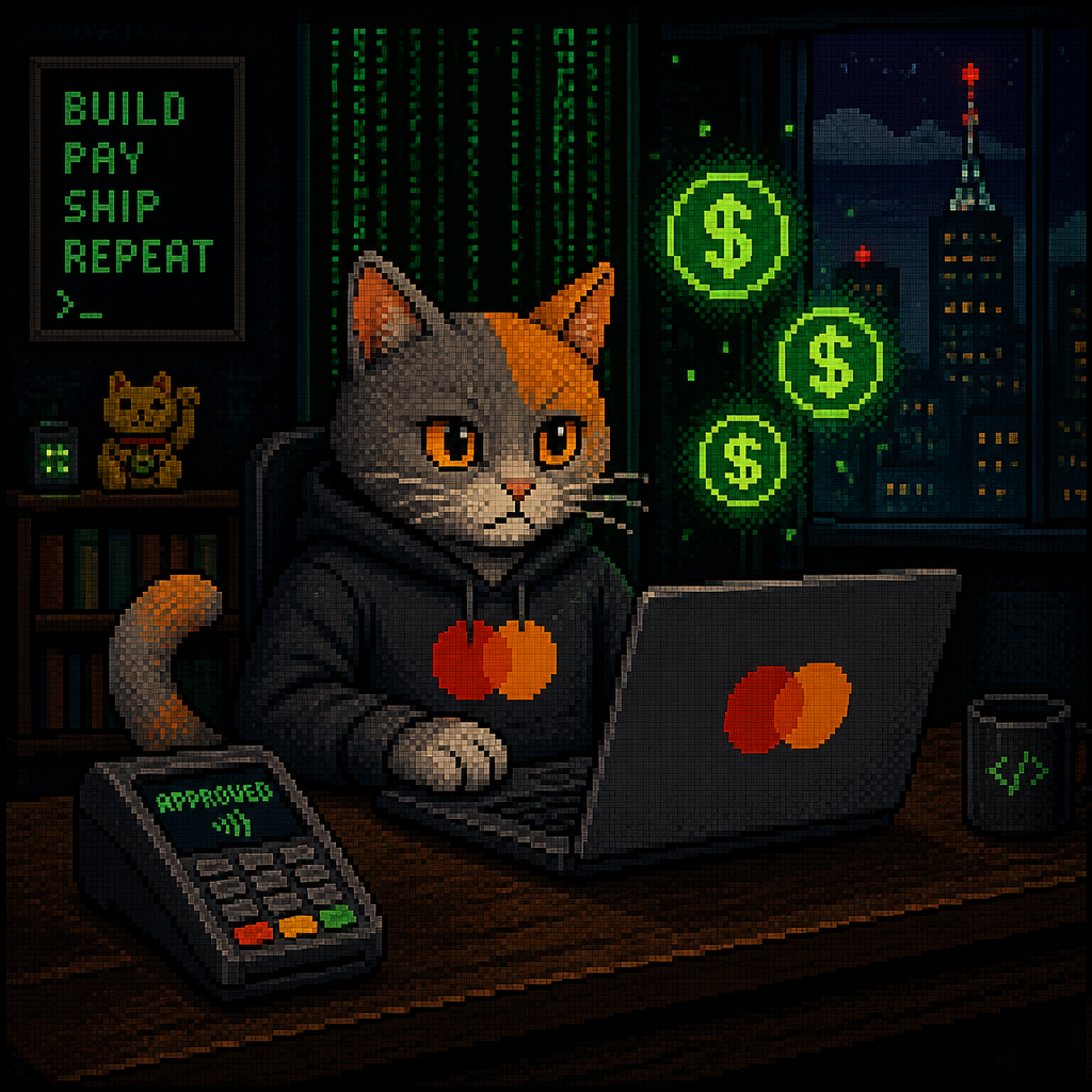 Mastercard Cat artwork